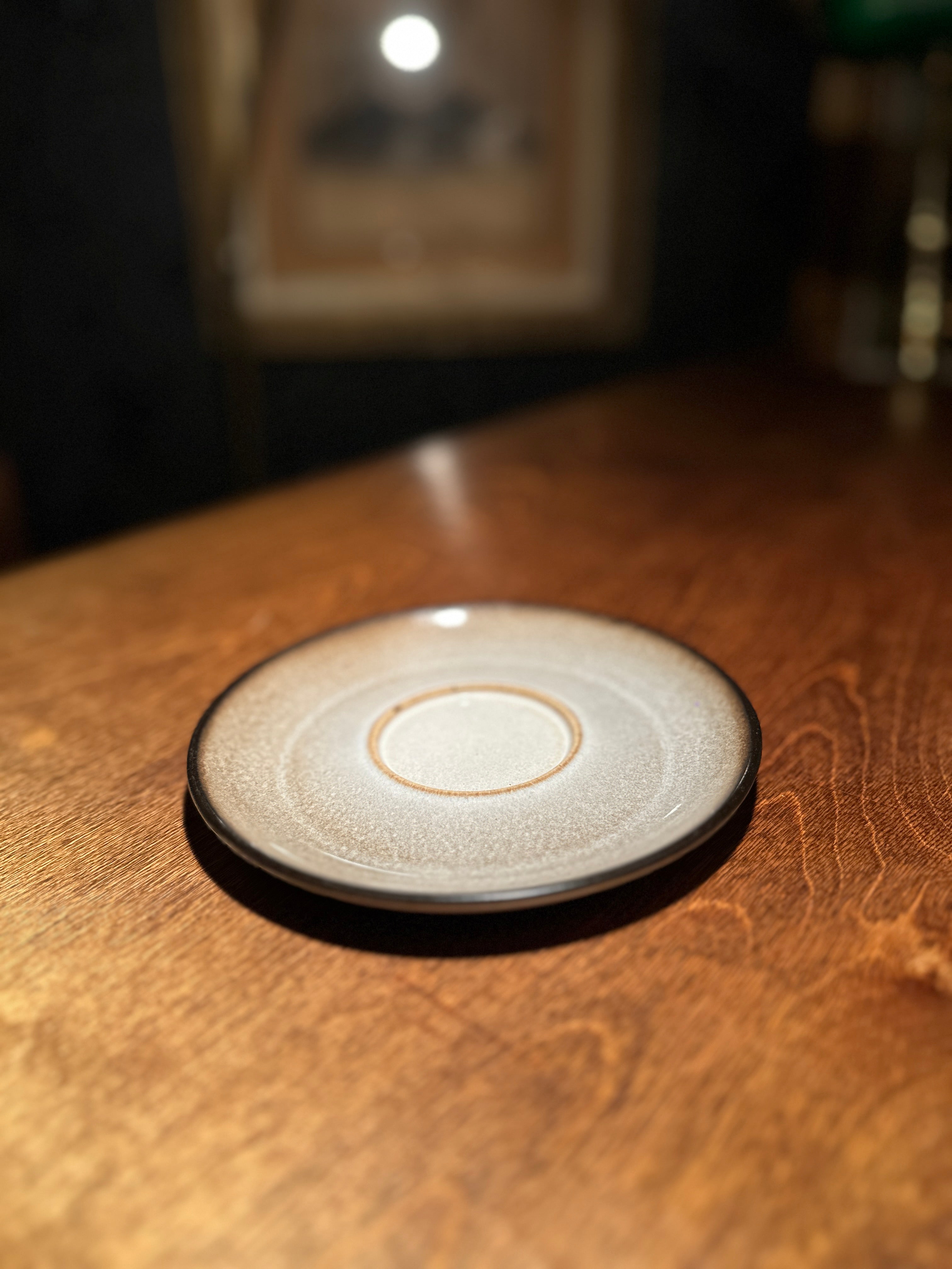 Vintage Denby Stoneware Saucer, Made in England, c. 1970s–1980s