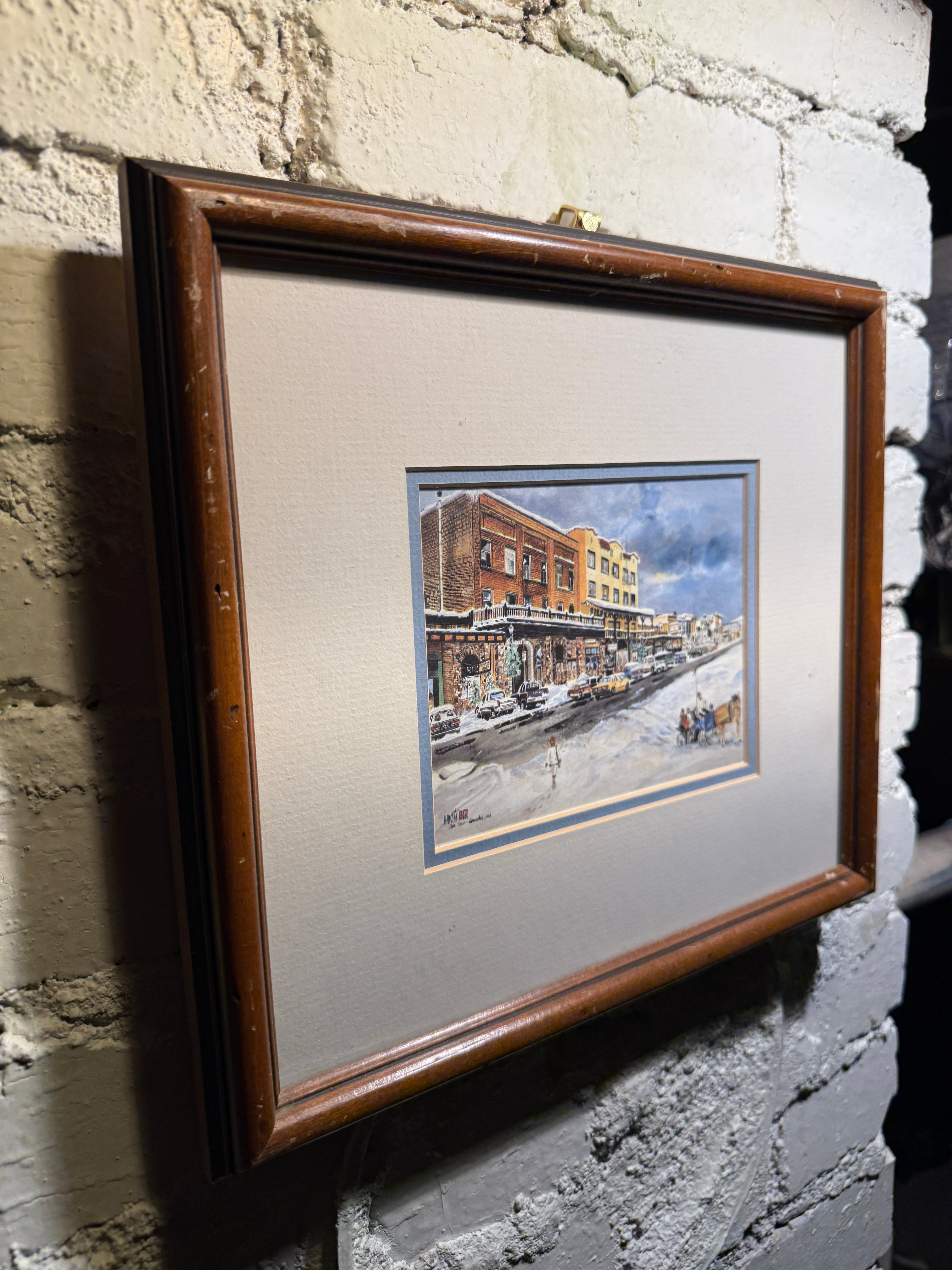 Truckee, California Winter Street Scene “Our Town” (1983) | Limited Edition Print by A. Dygert