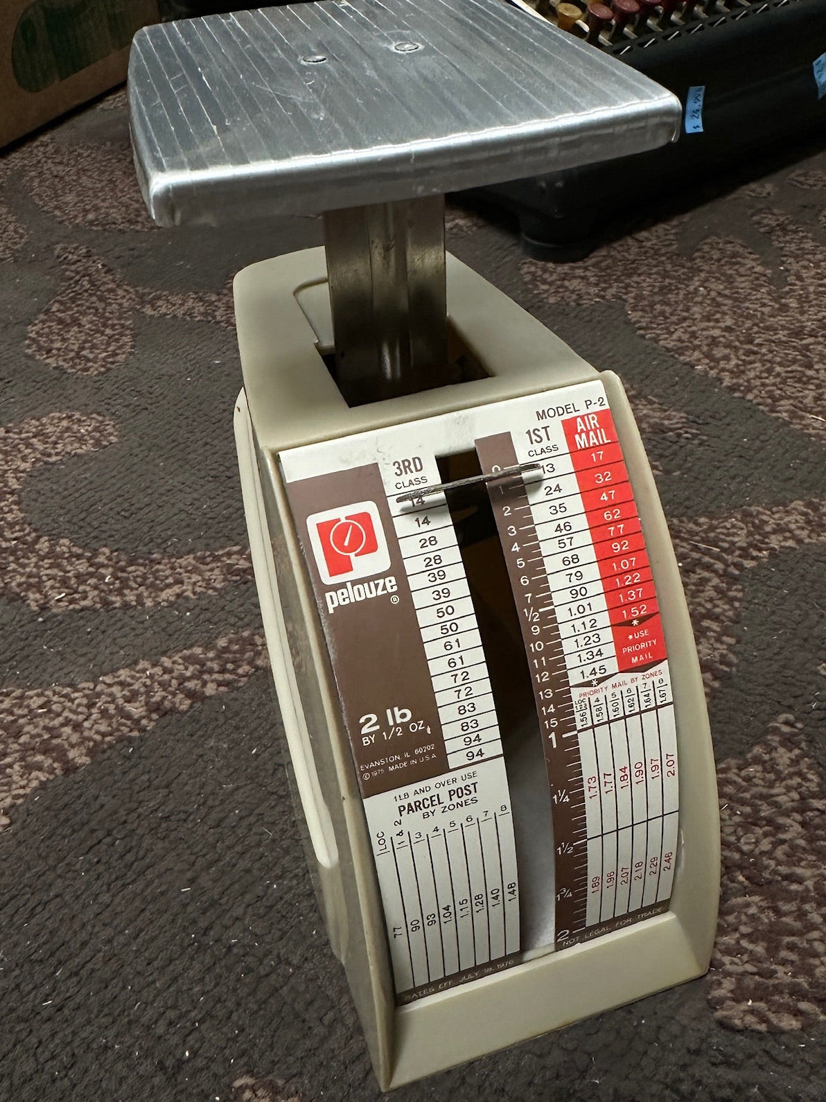 Pelouze Model P-2 Postal Scale, c. 1976