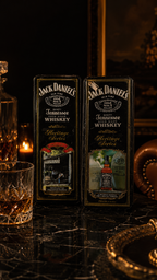 Vintage Jack Daniel’s Heritage Series Whiskey Tins, Set of 2