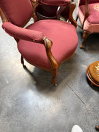 Antique Victorian Carved Walnut Parlor Armchair, c. 1855–1880