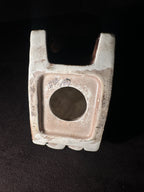 Ceramic “Retirement Fund” Coin Bank with Grandpa and Dog, c. 1960s–1970s