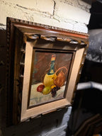 Mid-Century Still Life Oil Painting (c. 1940s–1960s) | Signed “Dolly”