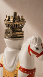 Vintage Figural Horse Oil Lamp c. 1940s–1960s