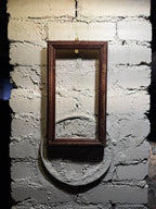 Antique Narrow Carved Wood Picture Frame, c. 1890s–1920s