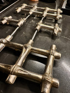 Mid-Century Expandable Cast Aluminum Trivet, c. 1950s–1960s