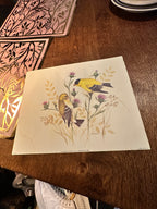 Framed Trio of Vintage Bird & Botanical Lithographs, c. 1980 | Curated Reductions