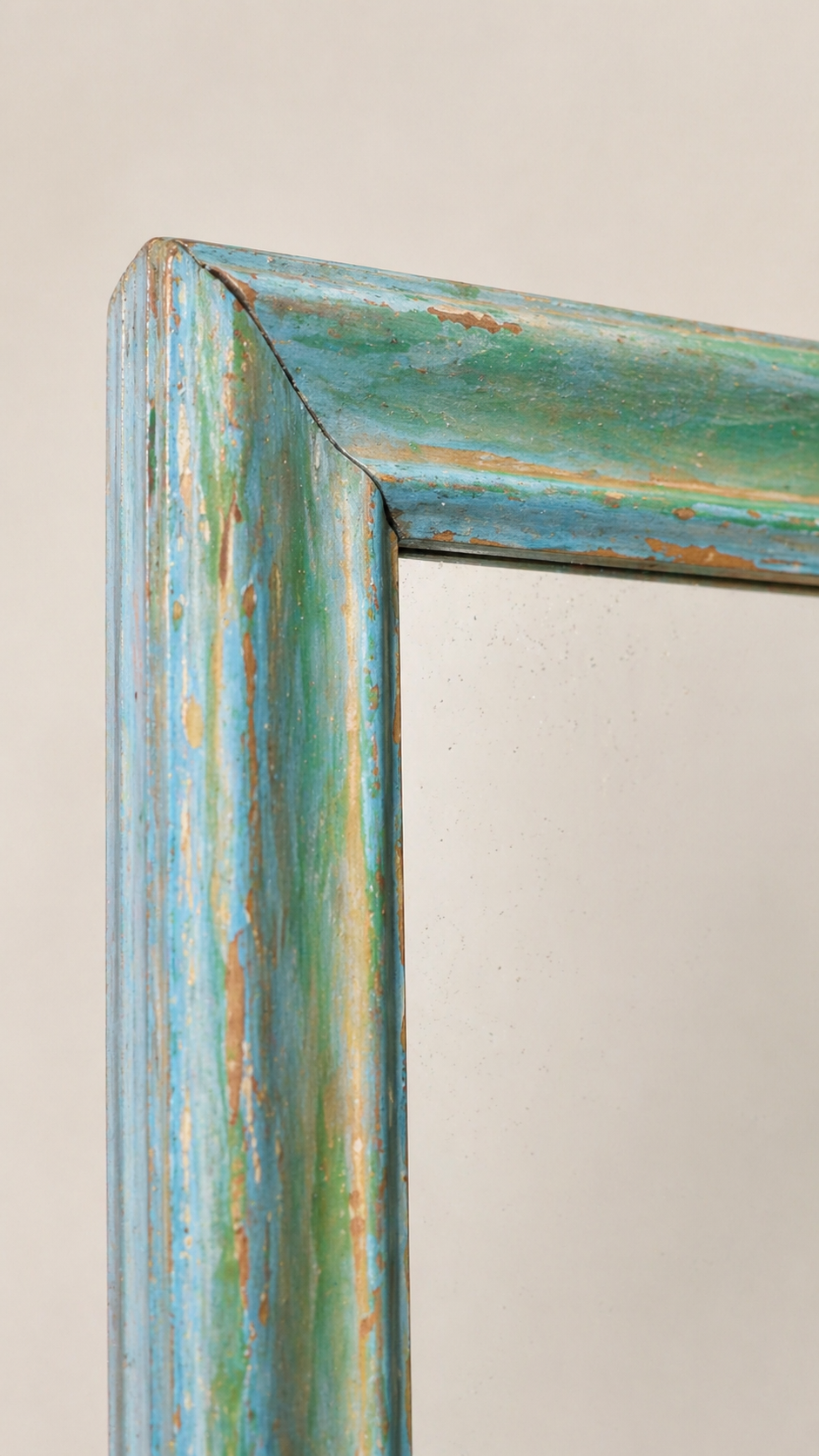 Early Ethan Allen Verdigris Framed Mirror (c. 1945–1955) | American Decorative Arts