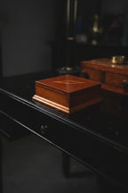 1933 Personalized Wooden Keepsake Box With Inlaid Lid