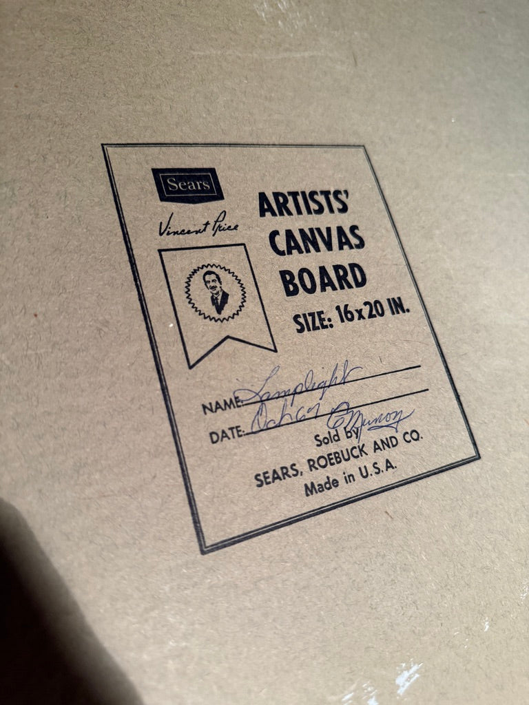 Mid-Century Still Life Painting by C. Munoz, 1967