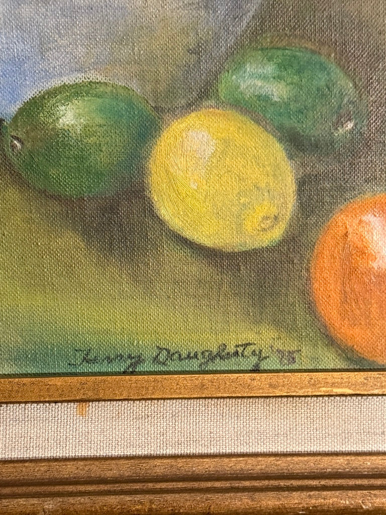 Still Life Oil Painting by Terry Daugherty (1985) | Signed American Still Life