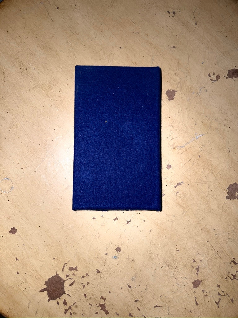 Vintage Portuguese Blue & White Floral Tile Plaque c.1950s