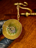Antique Brass Candle Snuffer with Wax Guard c.1880–1920