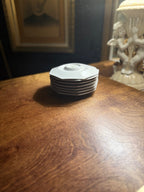 Nikko Classic Collection Saucer Set of 8 c.1950–1960 | Mid-Century Japanese Porcelain