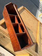 Vintage Refinished Fir Plywood Carpenter's Tool Tote, c. 1920–1945