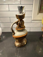 1976 Harolds Club Reno Jim Beam Regal China Gilt Floral Decanter