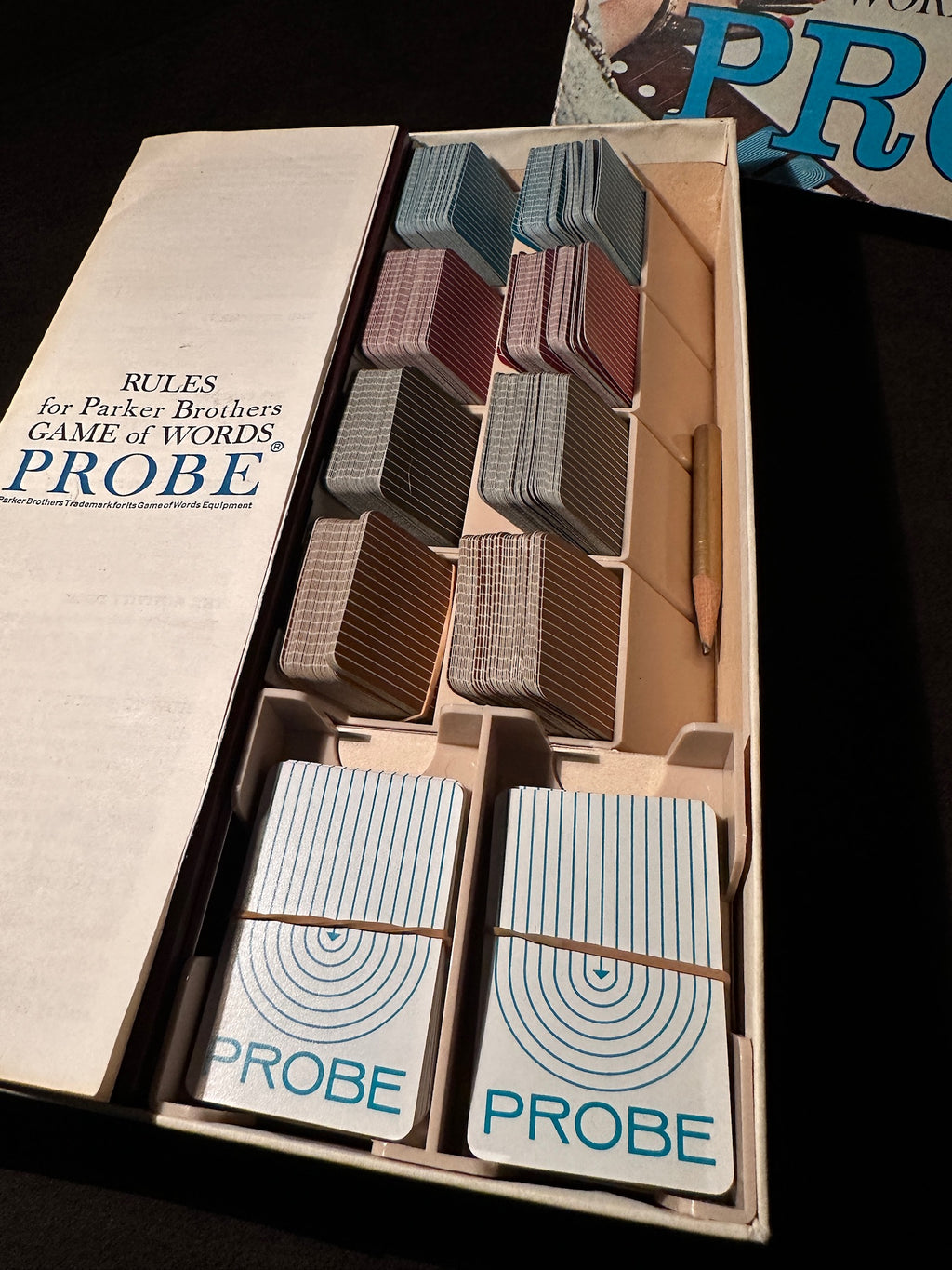 Parker Brothers Probe Game of Words, c. 1964
