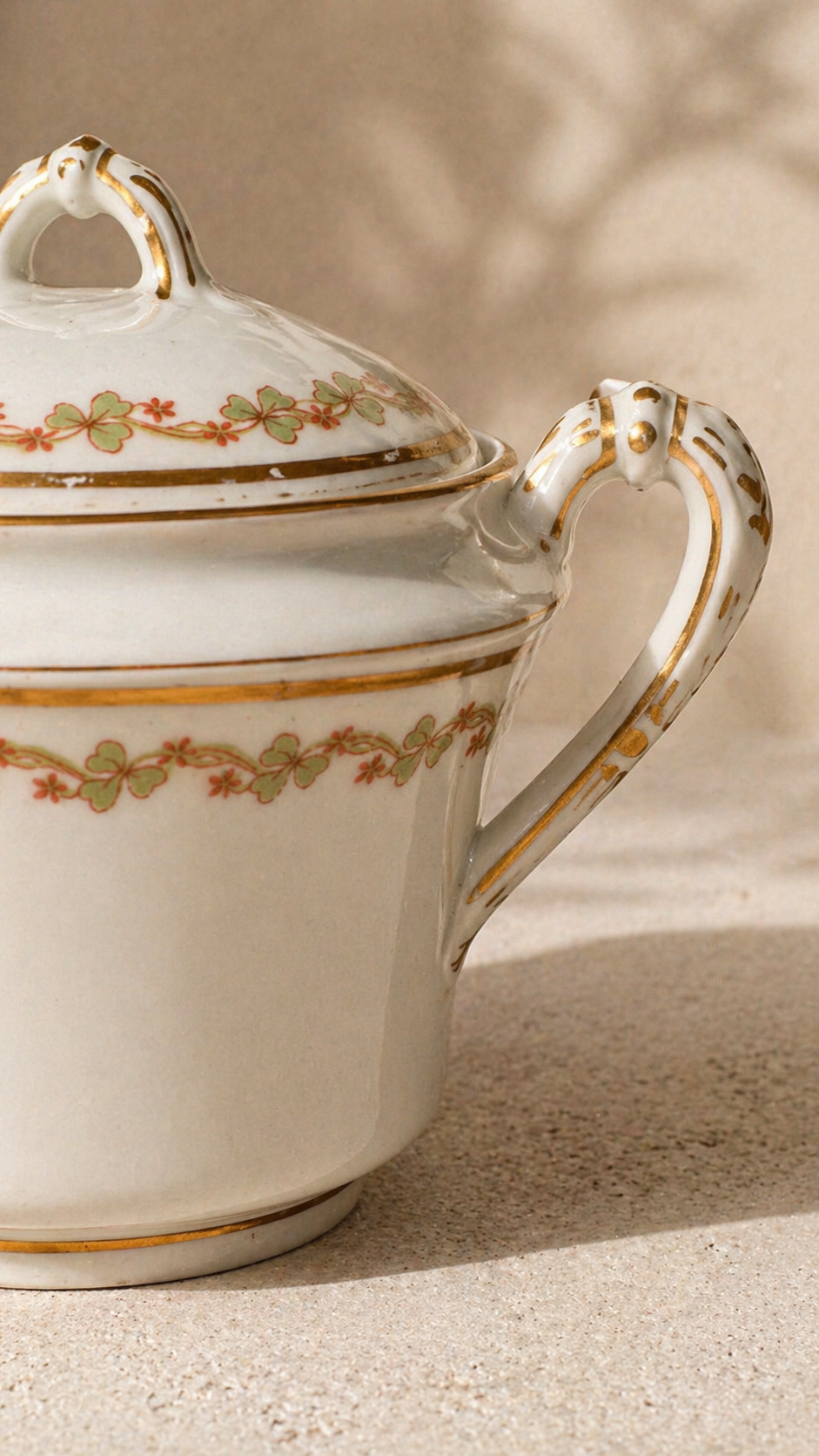 Antique Haviland & Co. Limoges Covered Sugar Bowl c. 1890–1920
