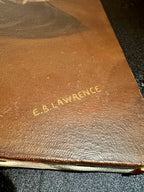 Sporting Dog Portrait (English Springer Spaniel), Signed E.B. Lawrence