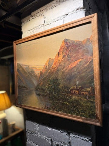 Early 20th-Century Mountain Landscape Lithograph by The Magee Company, c. 1905–1930