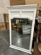 Early 20th Century Colonial Revival Architectural Mirror in White, c. 1910s–1930s