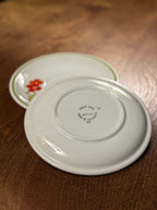 Metlox Poppy Trail Saucer c.1950–1965 | Mid-Century California Pottery (Pair) Set Of 2