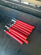Antique Nine-Piece Carving Tool Set, Hand-Shaped Handles, c. 1900–1940