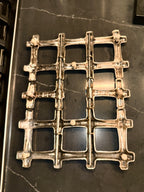 Mid-Century Expandable Cast Aluminum Trivet, c. 1950s–1960s