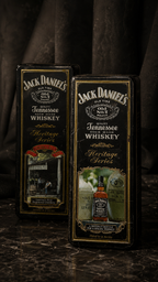 Vintage Jack Daniel’s Heritage Series Whiskey Tins, Set of 2