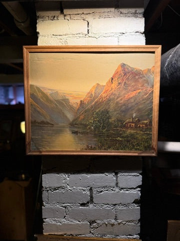 Early 20th-Century Mountain Landscape Lithograph by The Magee Company, c. 1905–1930