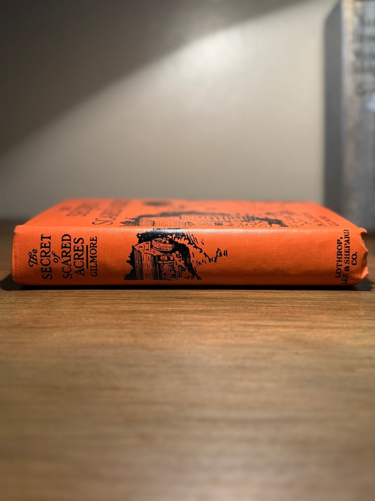 The Secret of Scared Acres by M. Jacqueline Gilmore, 1930s Illustrated Cloth Hardcover