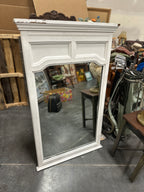 Early 20th Century Colonial Revival Architectural Mirror in White, c. 1910s–1930s