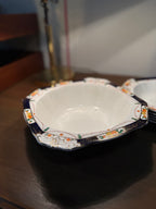 c. 1897–1913 Alfred Meakin “Osiris” Royal Semi-Porcelain 7-Piece English Serving Bowl Set