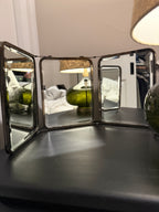 c. 1930s Art Deco Tri-Fold Beveled Vanity Mirror