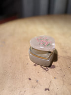 Italian Alabaster Trinket Box for Lefton, Hand-Painted (c. 1950s–1960s)