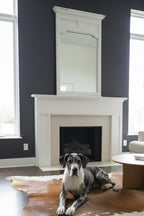 Early 20th Century Colonial Revival Architectural Mirror in White, c. 1910s–1930s