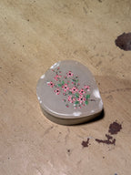 Italian Alabaster Trinket Box for Lefton, Hand-Painted (c. 1950s–1960s)