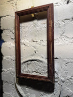 Antique Narrow Carved Wood Picture Frame, c. 1890s–1920s