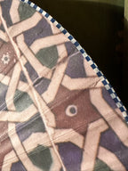 Honolulu Museum of Art · Shangri La Bamboo and Paper Hand Fan, Islamic Strapwork Tile Design, Split-Rib Uchiwa Construction with Decorated Handle, 2012 or Later