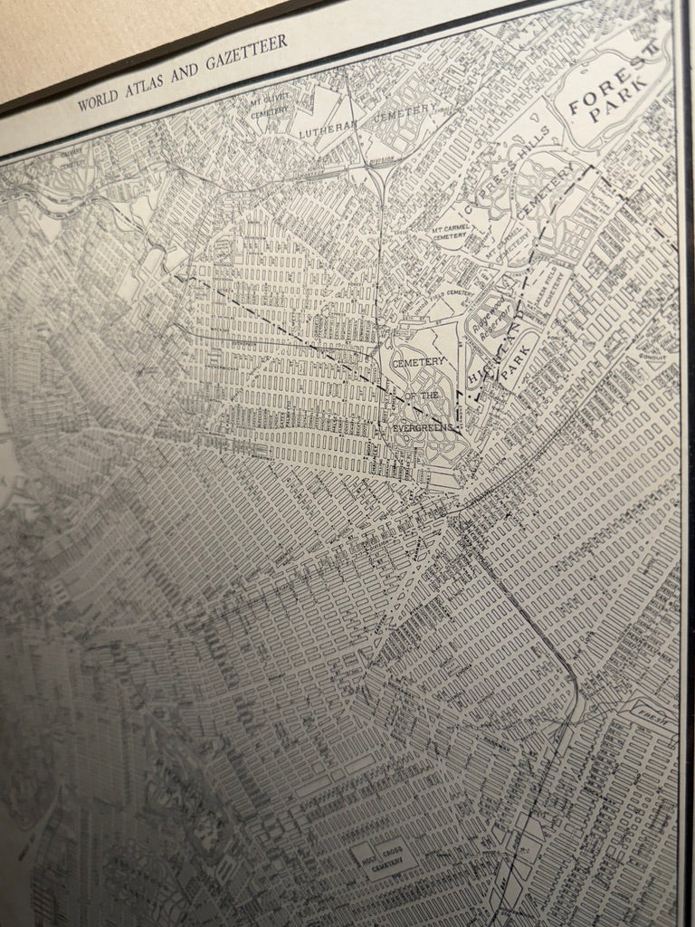 Map of Brooklyn, New York City, from Collier’s Atlas, c. 1939