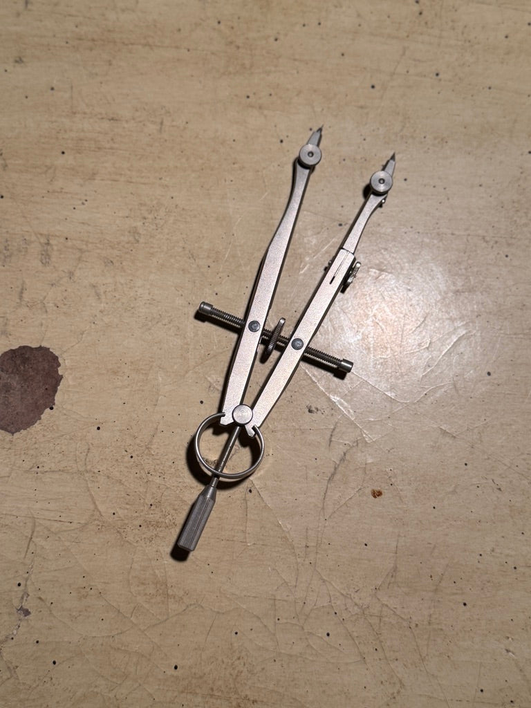 Vintage German Drafting Bow Compass c. Early-Mid 20th Century