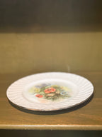 Vintage Cherie Starr Hand-Painted Porcelain Plates, Set of Three, 1978