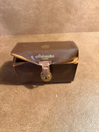 Vintage Ambassadeur 5000C Fishing Reel w/ Leather Case (c.1950s)