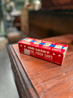 c. 1950s 100 Lucky Plastic Poker Chips Box