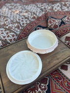 Mid-Century Ceramic Pineapple Lidded Dish, Inscribed 1967