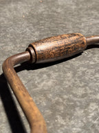Antique Stanley No. 965 Ratcheting Bit Brace, 10 in., c. 1910–1935
