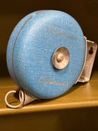 Cordomatic Retractable Clothesline Reel, Linen-Textured Case with Cast Aluminium Bracket, Philadelphia, c. 1943–1963