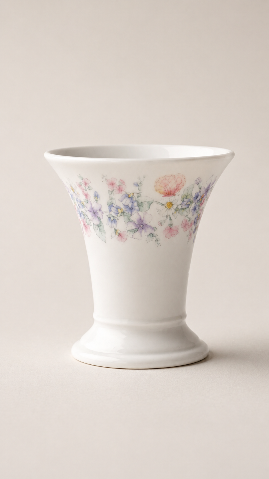 Vintage Wedgwood Angela Bone China Posy Vase, c. 1970s
