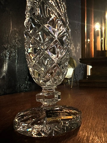 Noritake “Hampton Hall” Full Lead Crystal Vase  West Germany | c. 1970s–1980s