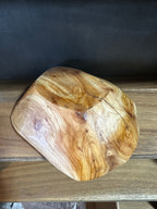 Organic Freeform Burl Wood Catchall Bowl, Hand-Carved Sculptural Centerpiece